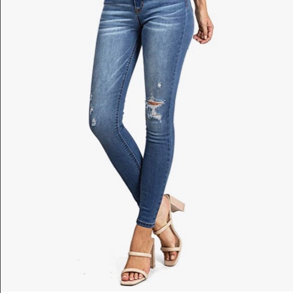NWT Celebrity Pink The Rider Skinny Mid-Rise Jeans - Picture 8 of 9